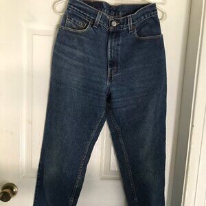 Vintage Levi’s 550 High Rise Rinse Relaxed Tapered Mom Jeans
